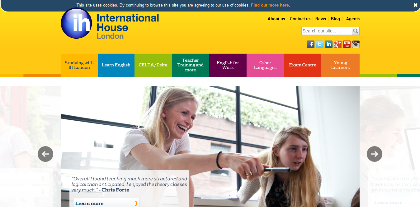 Screenshot 2018 10 16 English Language School International House London1 - Join One of the 5 Best Language Schools in London